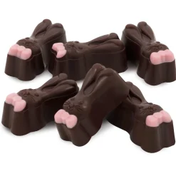 Dark Gianduja Chocolate Bunny Selector<Hotel Chocolat
