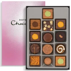 Exquisitely Nutty H-box with Pink Sleeve<Hotel Chocolat Clearance