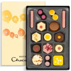 Exuberantly Fruity H-box with Birthday Balloons Sleeve<Hotel Chocolat Clearance