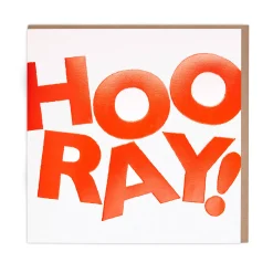 Hooray Blank Greetings Card<Hotel Chocolat New