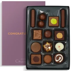 Milk to Caramel H-Box with Congratulations Sleeve<Hotel Chocolat Outlet