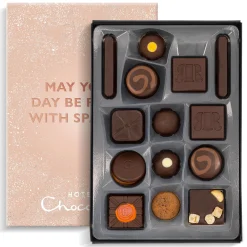 Serious Dark Fix H-box with A Little Sparkle Sleeve<Hotel Chocolat Hot