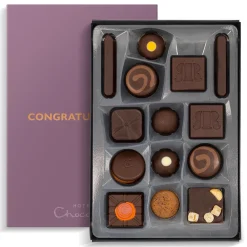 Serious Dark Fix H-Box with Congratulations Sleeve<Hotel Chocolat Sale