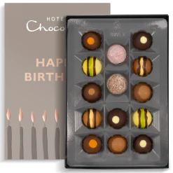 Tipsy Truffles H-box with Happy Birthday Sleeve<Hotel Chocolat New